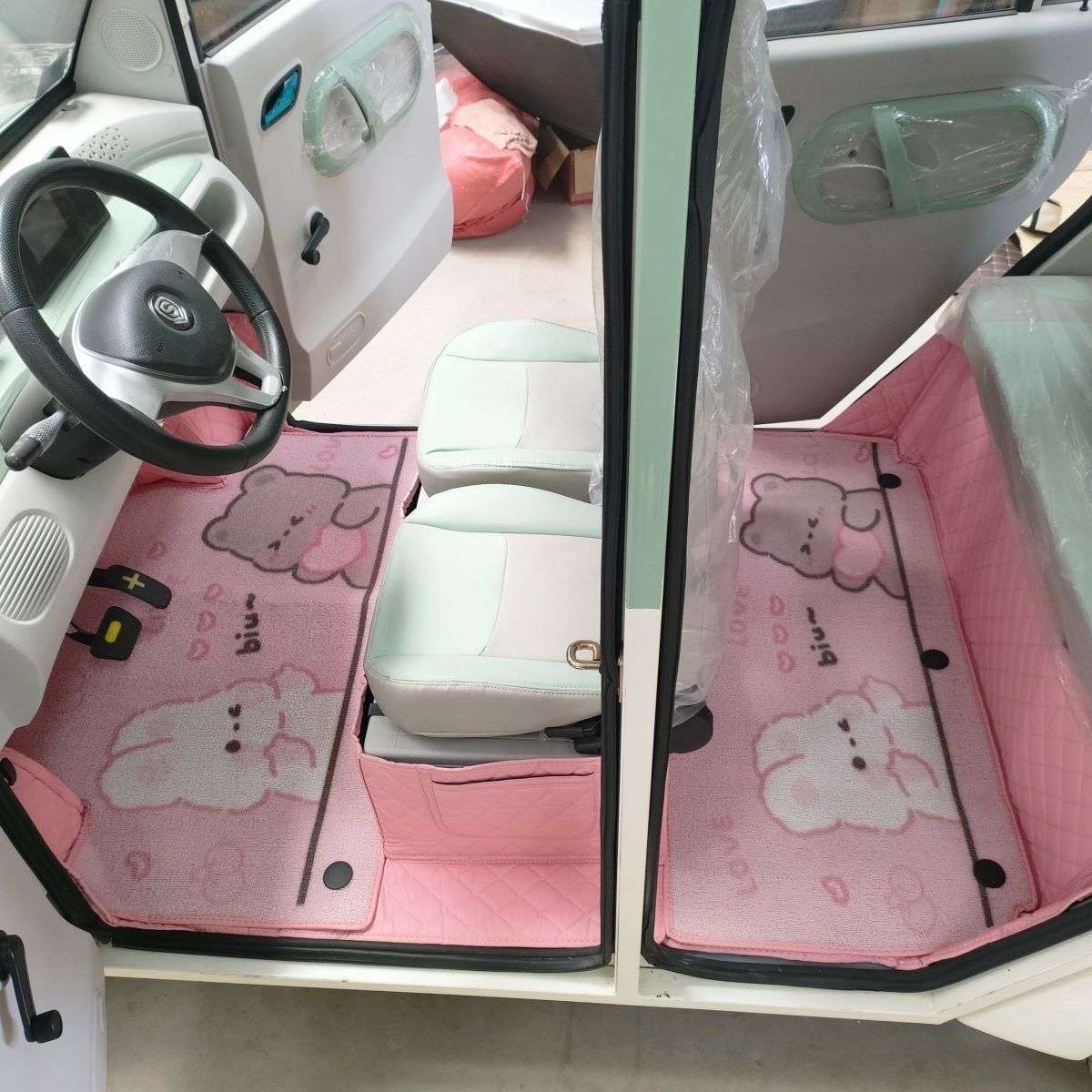 盛昊四轮三轮电动车脚垫全包围脚垫龙启琳琅金彭爱玛心爱新能源