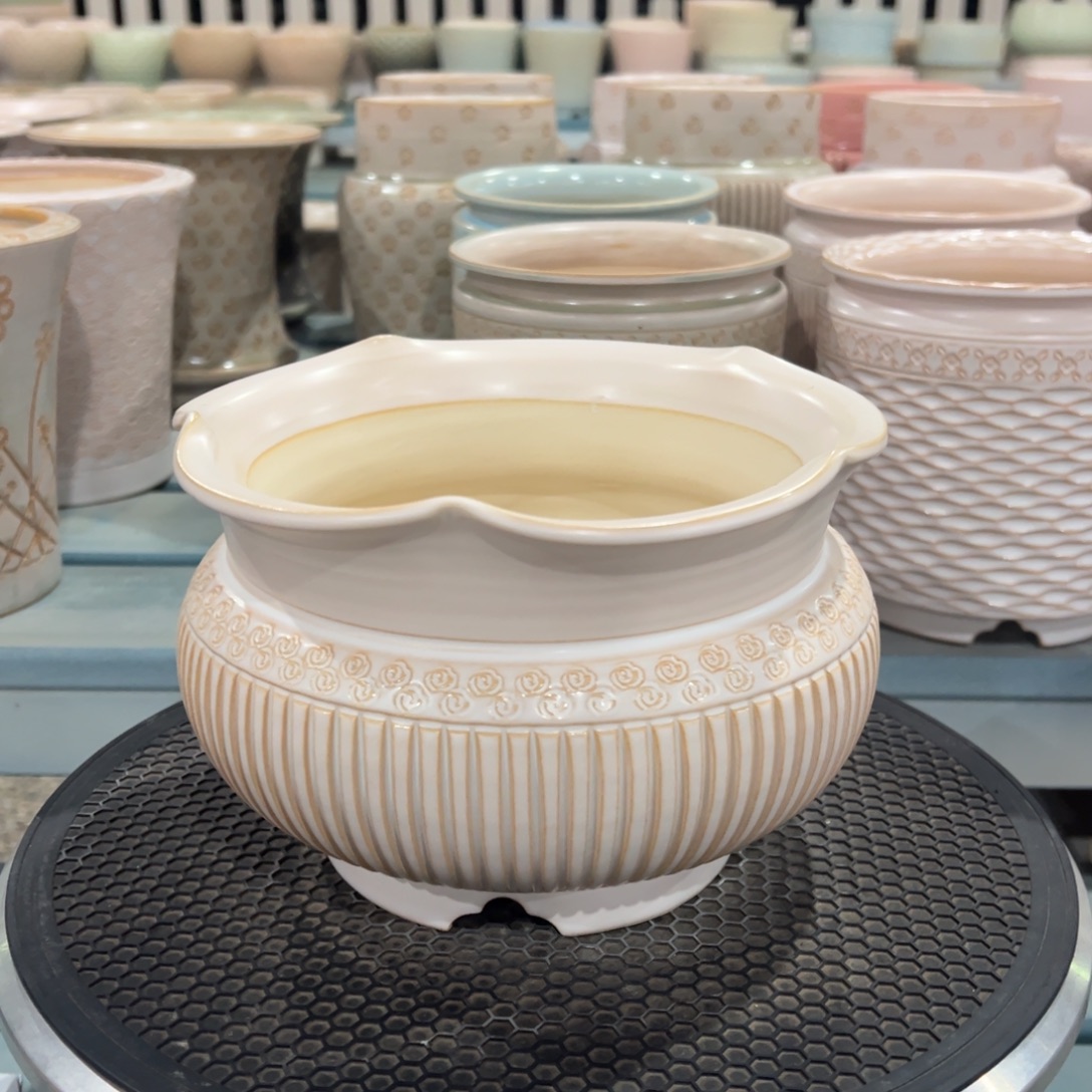 大盆1211-012E杜康外口18.5cm