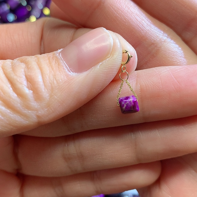 【闪购商品】苏纪石（舒俱来）吊坠18K金镶嵌