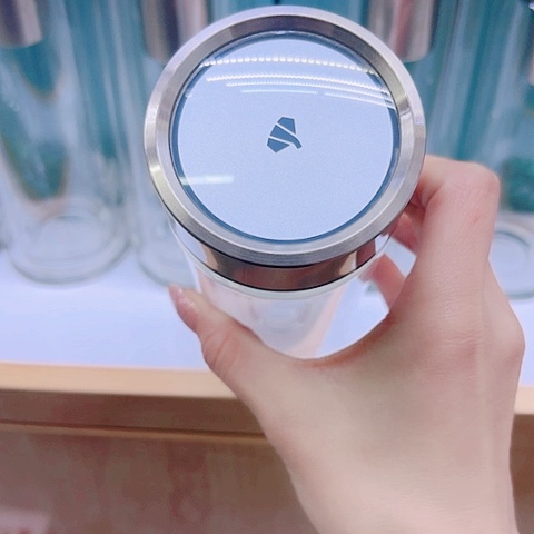 万象玻璃双层V148RL，钛银370毫升