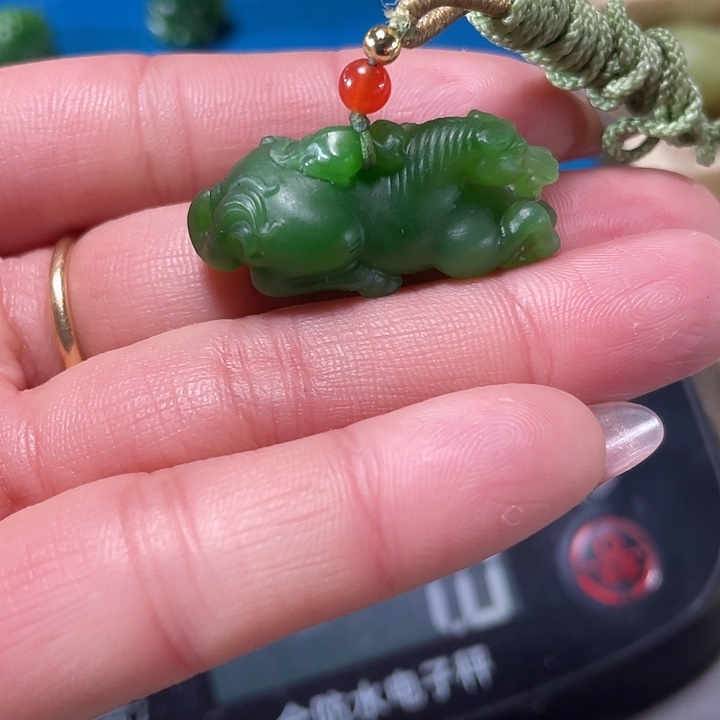 和田玉（碧玉）挂件未镶嵌