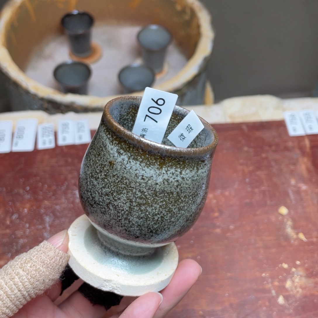 茶盏706 福临号建盏主人杯微瑕