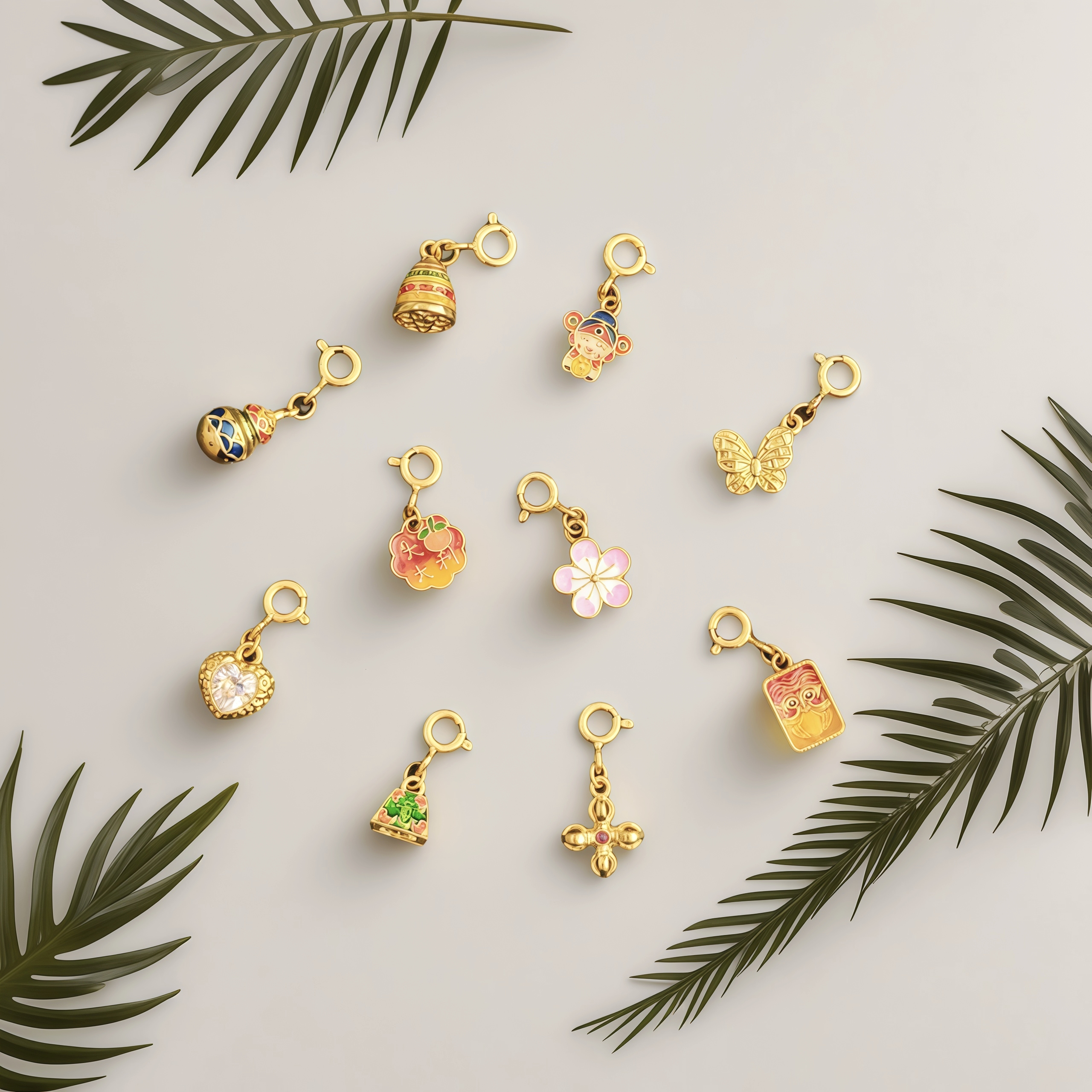 【Yy】18k金 小提溜配件DIY合集