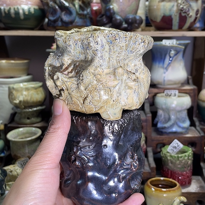 半***癲狼盆内口径1高度1