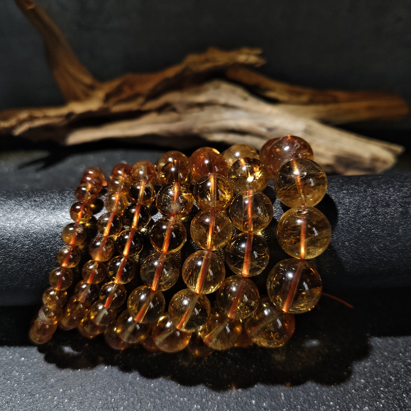 【福佑佑珠宝】F0908 天然水晶黄水晶手链多样性发其一