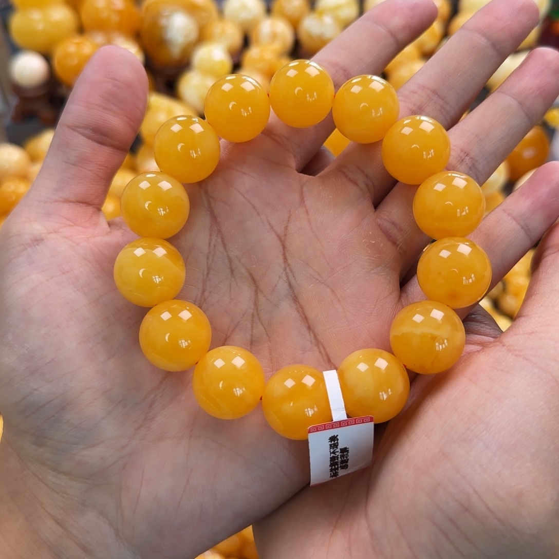 琥珀未镶嵌珠宝奇石17mm同料