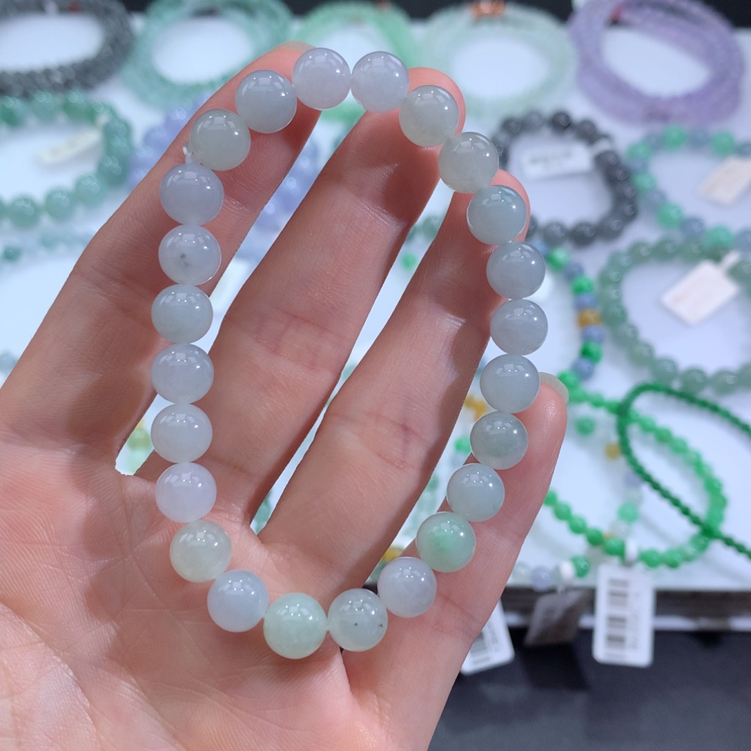 翡翠手链未镶嵌天然