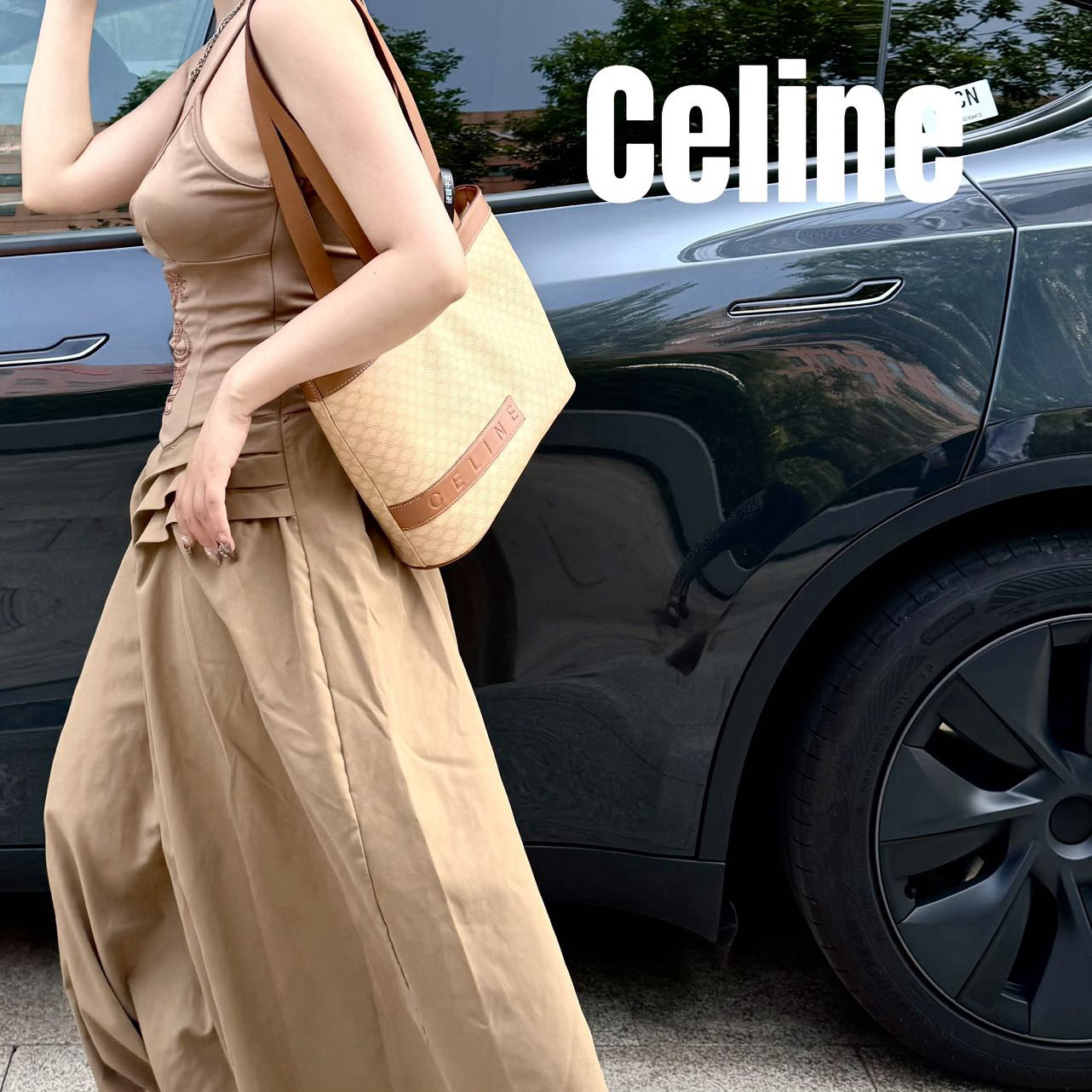 修复品619439/ Celine /思琳米花薇薇安托特包