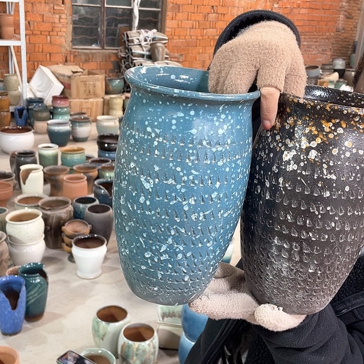 紫砂花盆正品口14高25