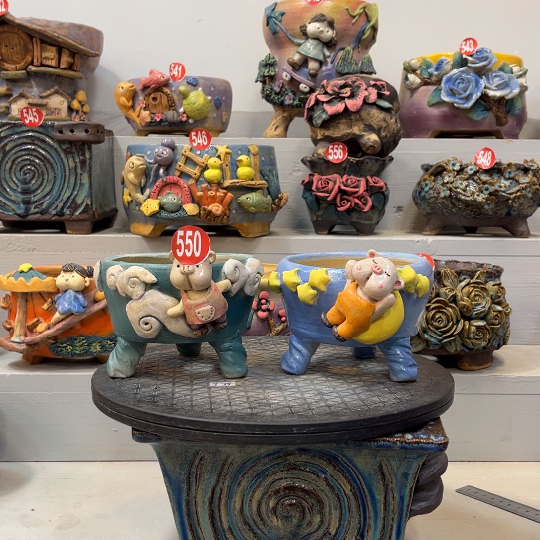 陶瓷福利550 陶然花盆