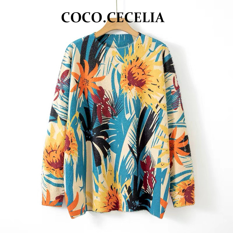 278  太阳花之语套头针织衫