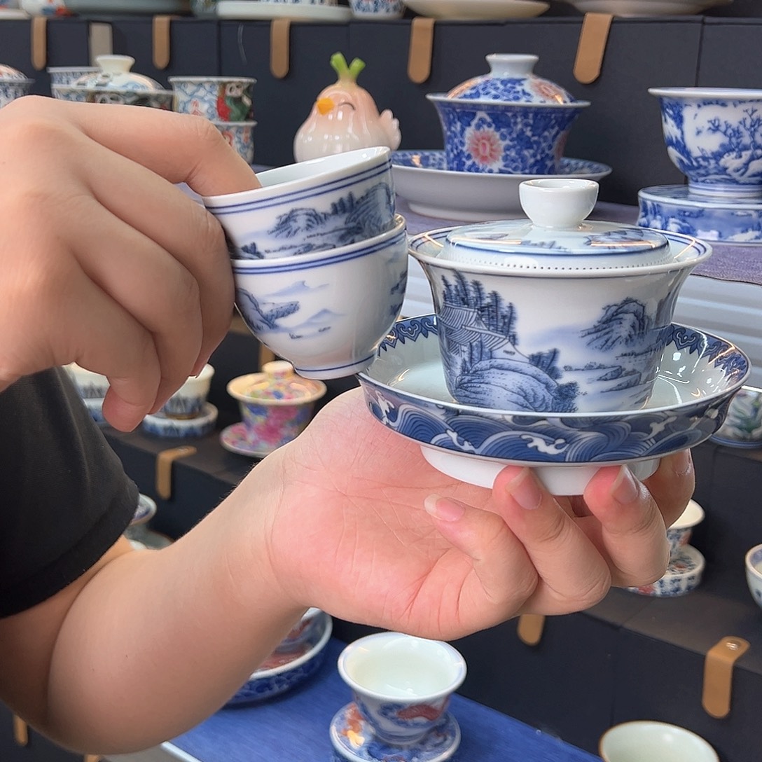 盖碗里的水煮开后放