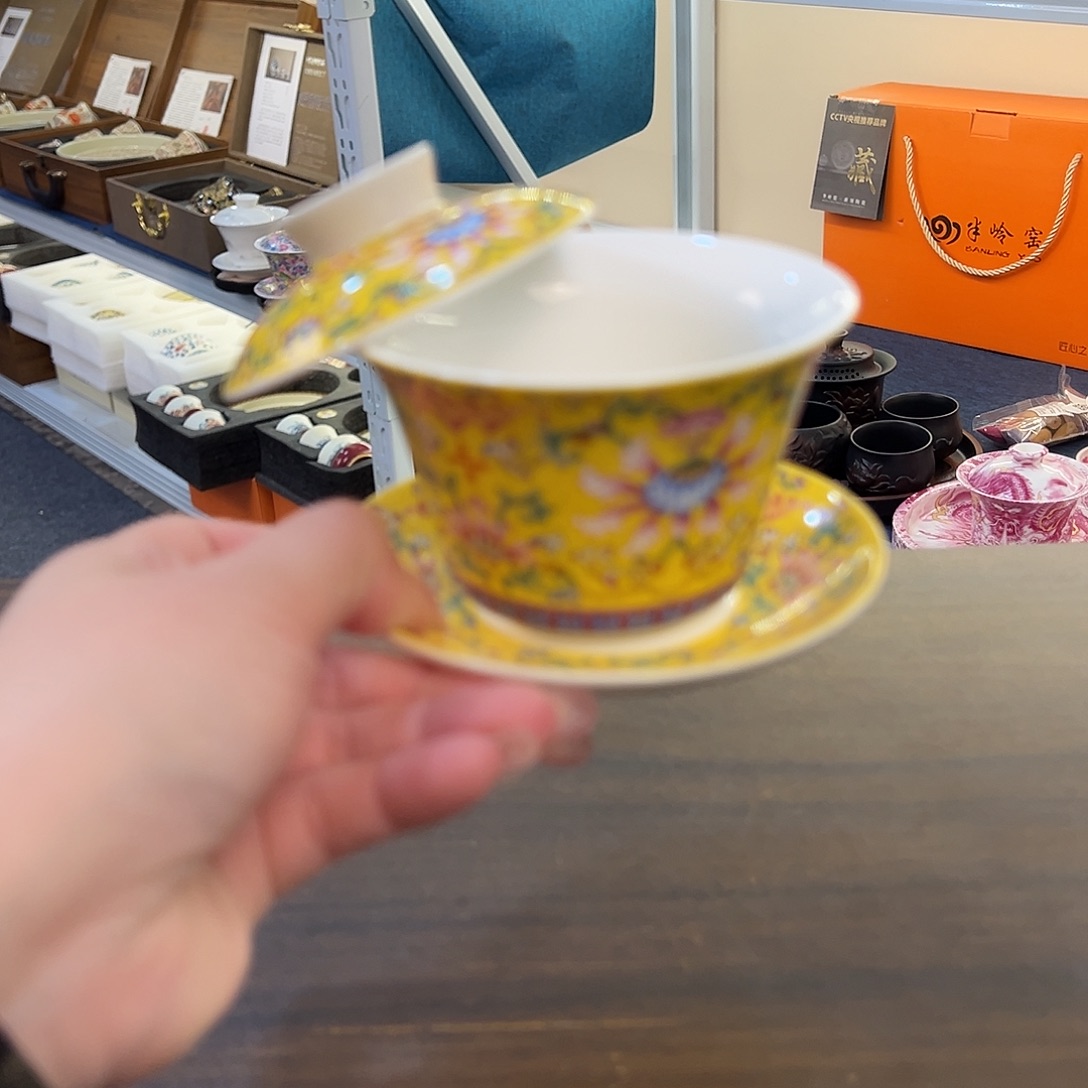 盖碗很漂亮我很喜欢