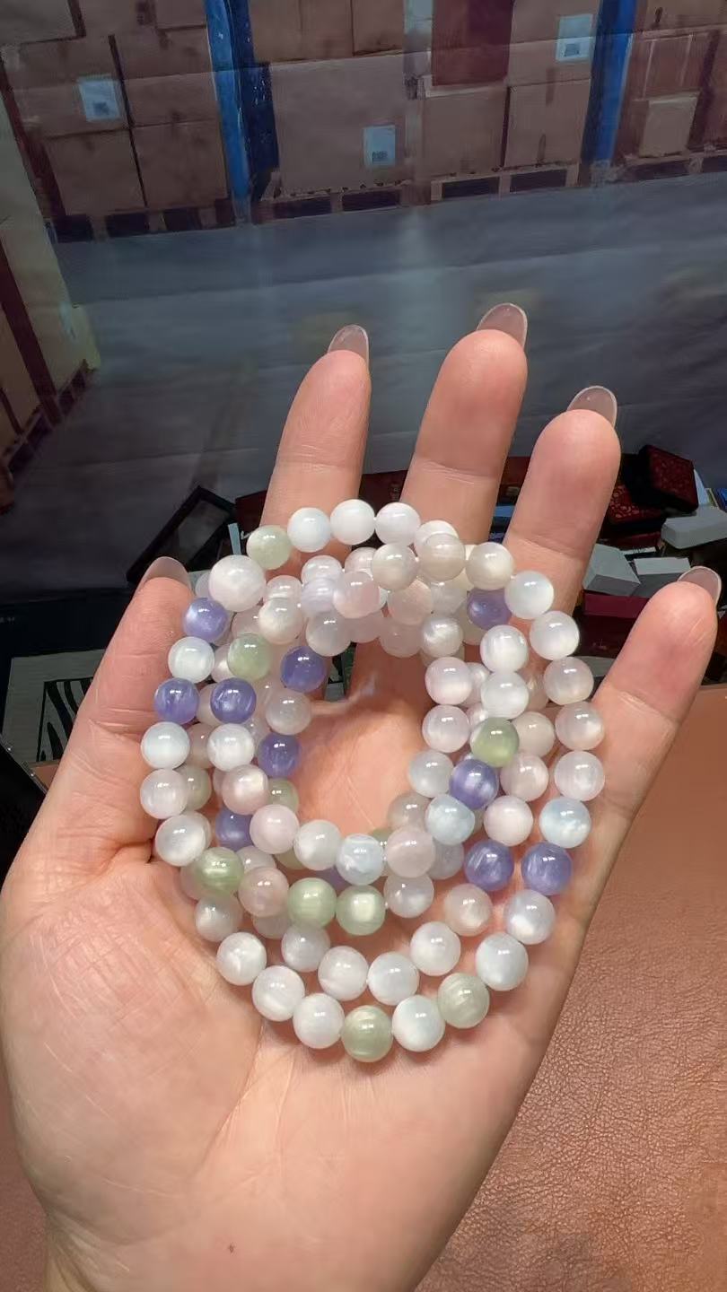 树脂手链 七彩多圈手串无礼盒