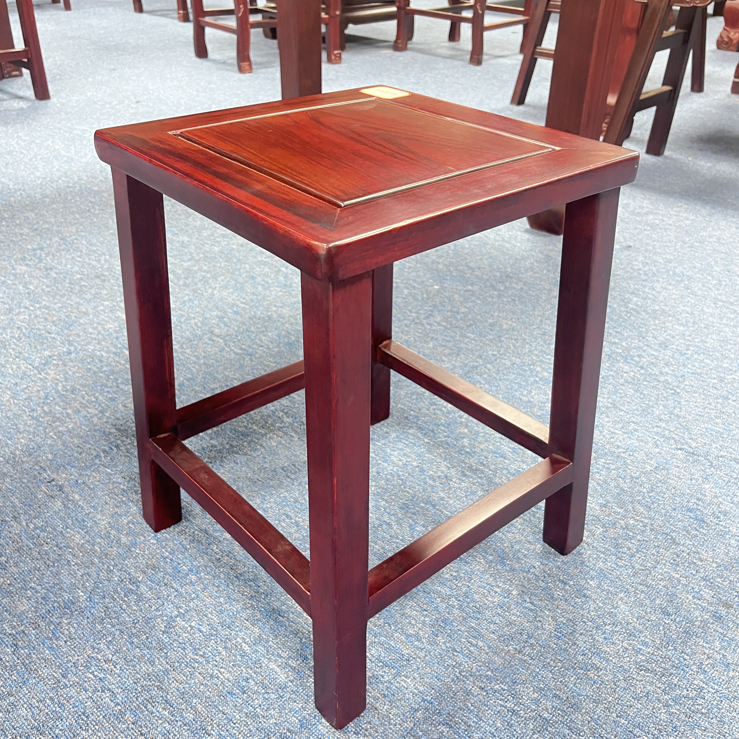 42cm高凳子，可当备用餐凳，酸枝木方凳（大号款）（长宽高31*31*42）