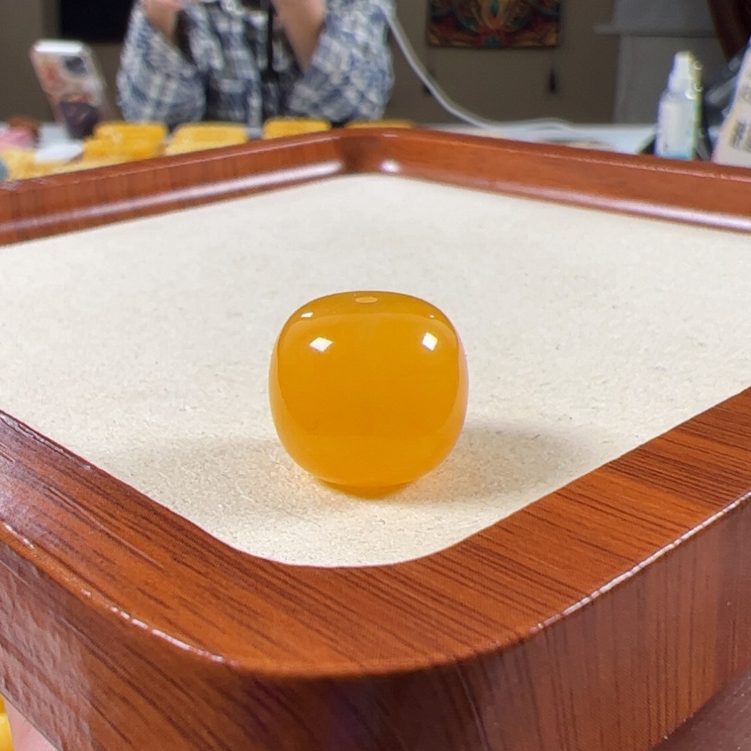 裸石蜜蜡未镶嵌16+焦皮鸡油红浓蜡老型tt