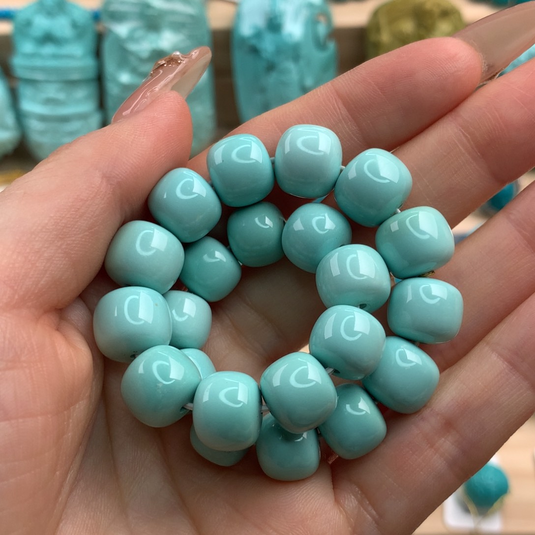 绿松石珠宝玉石未镶嵌