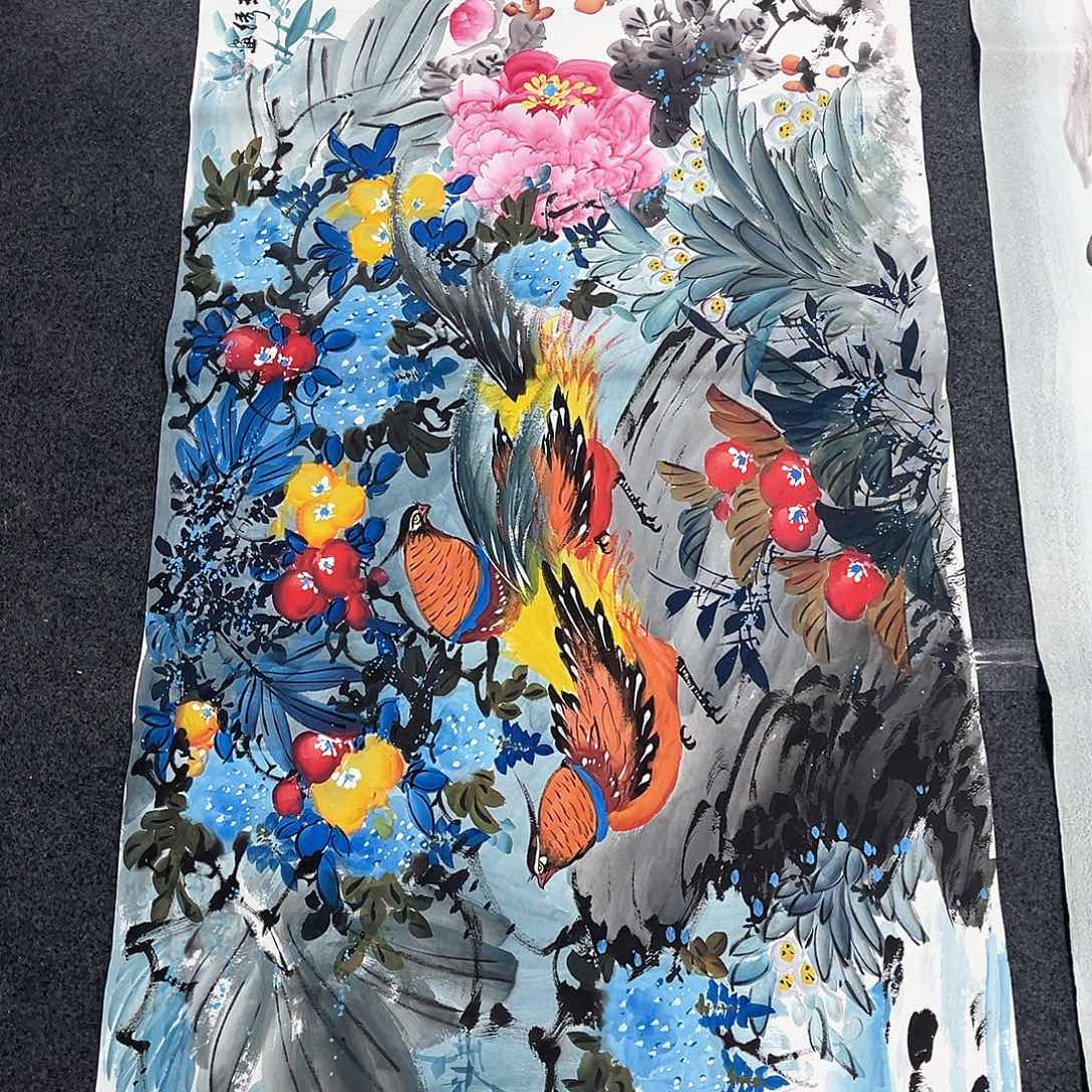 国画宣纸国画纯手绘作品
