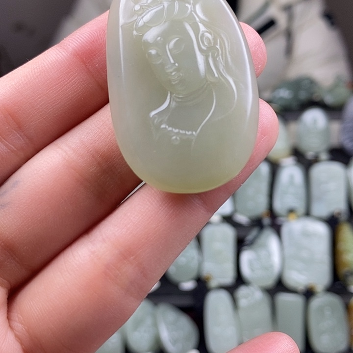 和田玉挂件未镶嵌