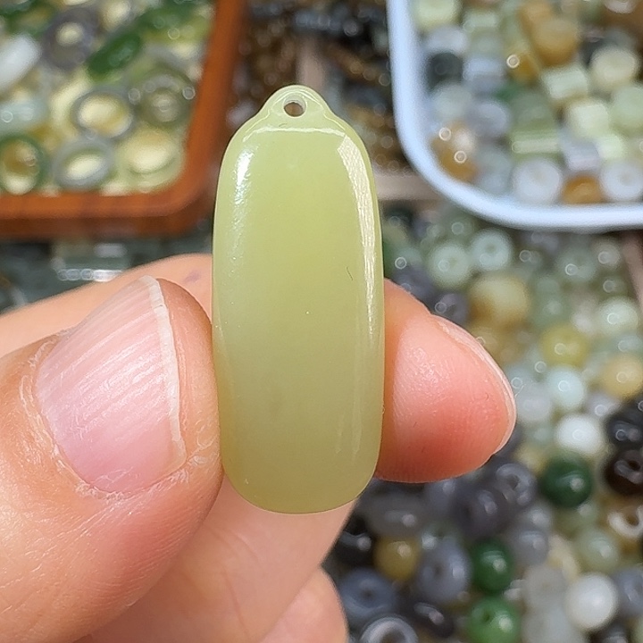 和田玉未镶嵌颈饰11276