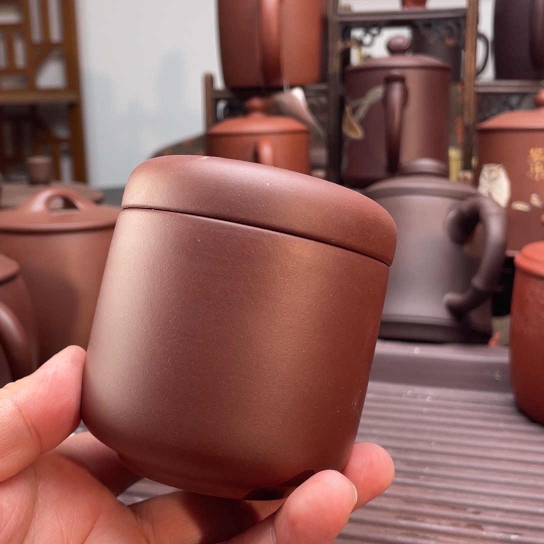 紫砂茶杯宜兴紫砂杯