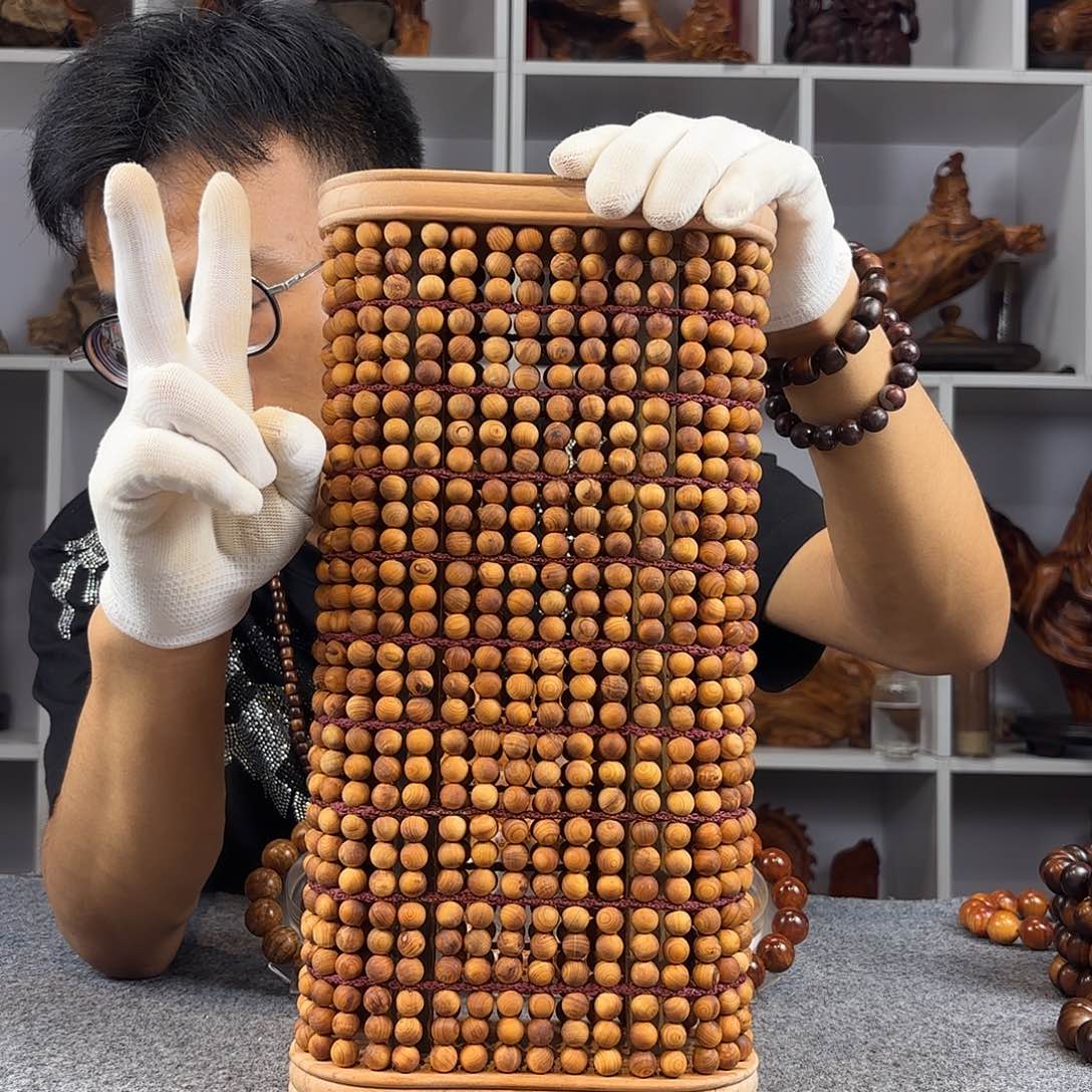 崖柏太行崖柏粗磨1.0手工精编+桃木