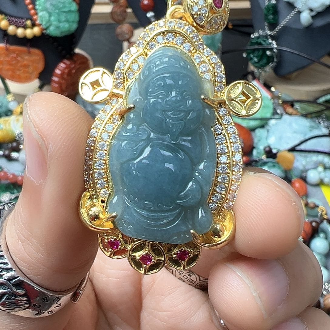 翡翠戒指未镶嵌炸