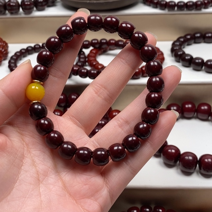 核桃手串/手链心****运猴头雕刻