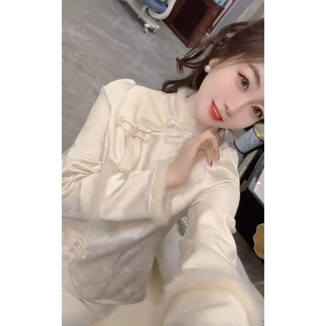 『 梦中情歌A』秋冬新款休闲潮流时尚百搭衬衫4128