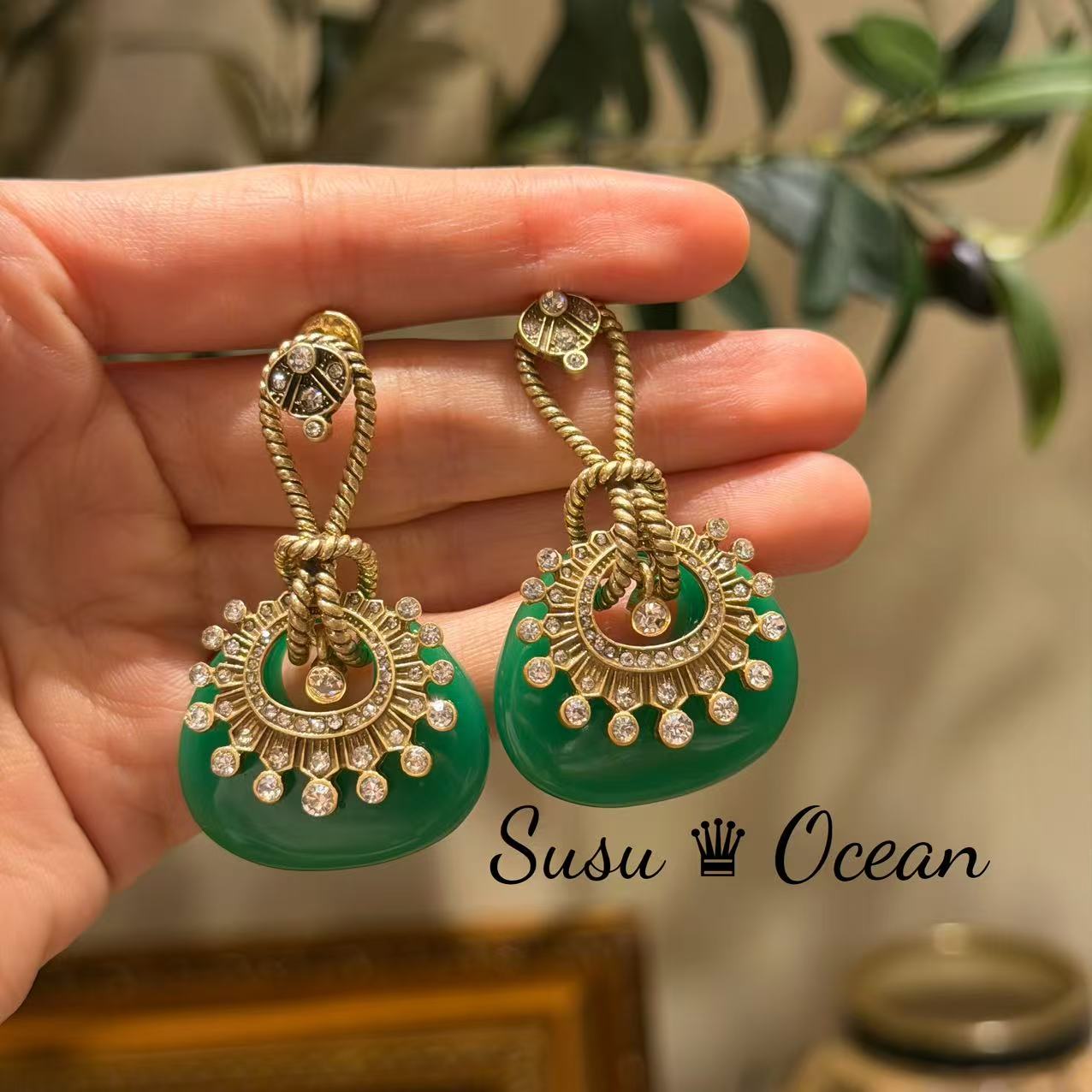 铜合金耳饰 Strolling in London 【647】Susuocean鉴赏珠宝