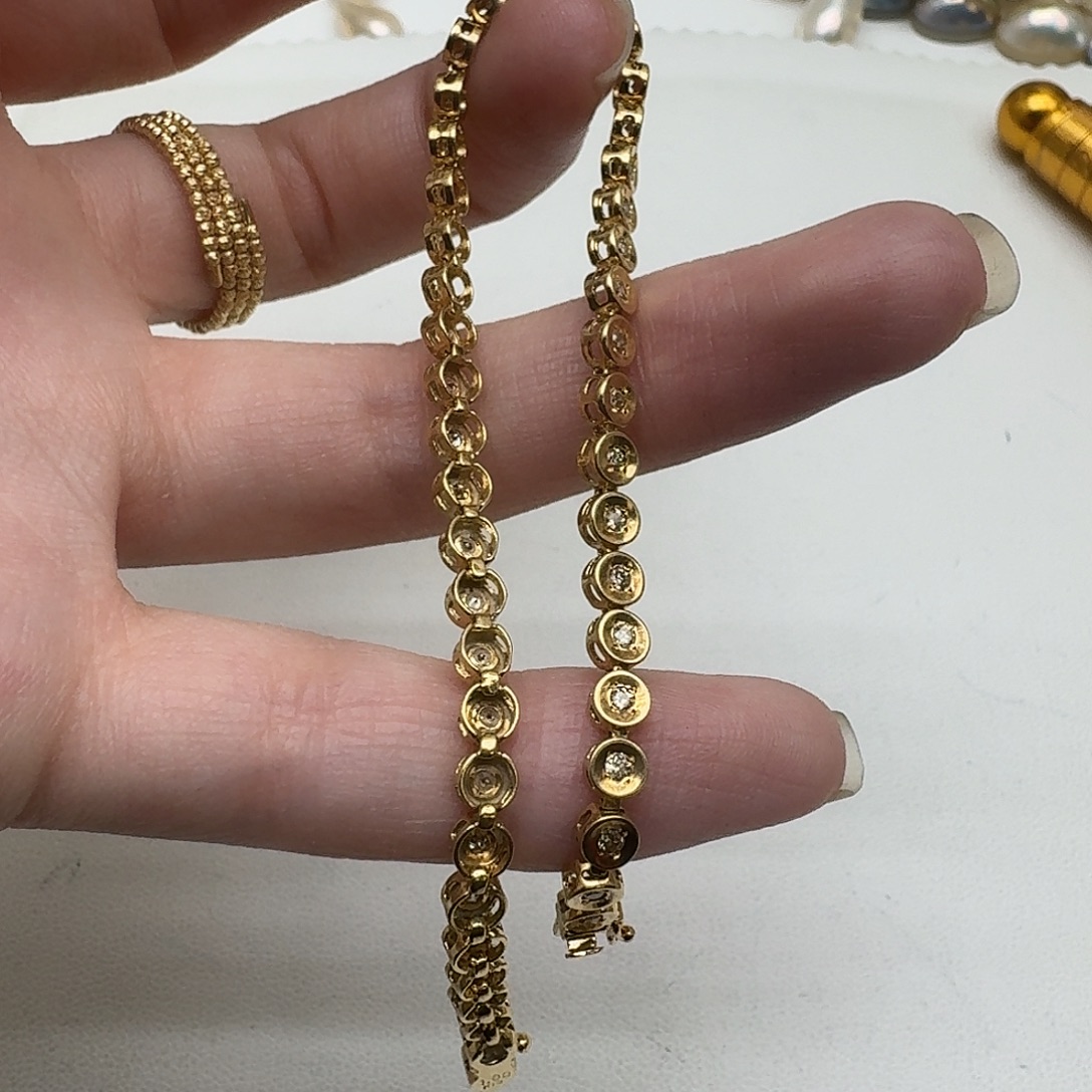 未镶嵌钻石手链成品