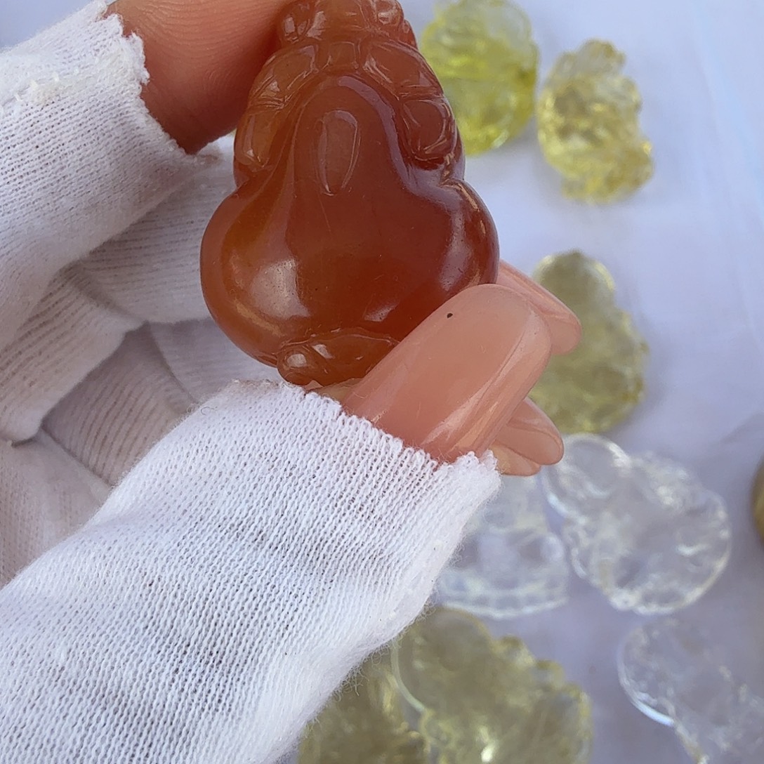 半***橘车挂未镶嵌水晶水晶