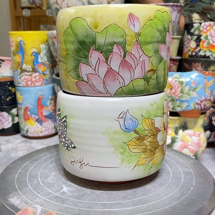 景德镇艺术手绘作品