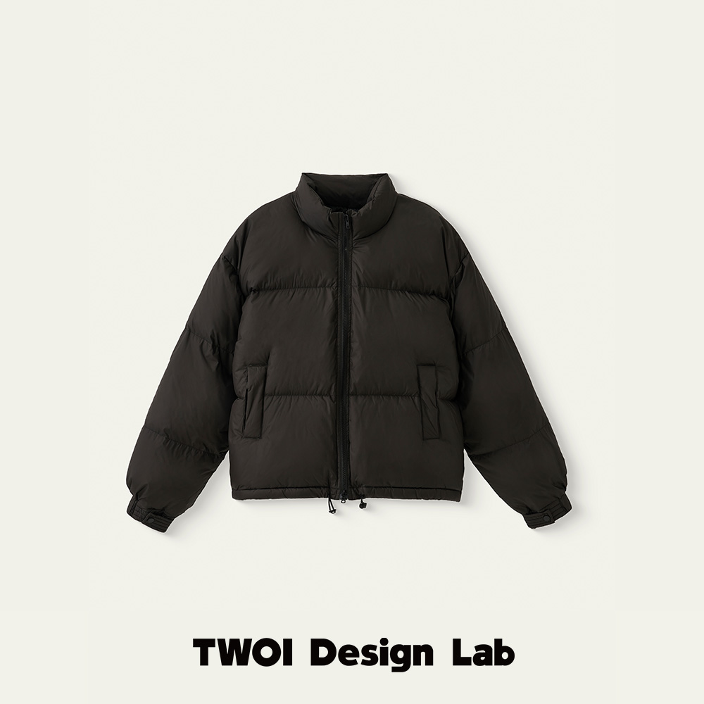 寒冬专用版：这样的黑色羽绒服，一件就够「巨巨巨，大充绒」TWOI