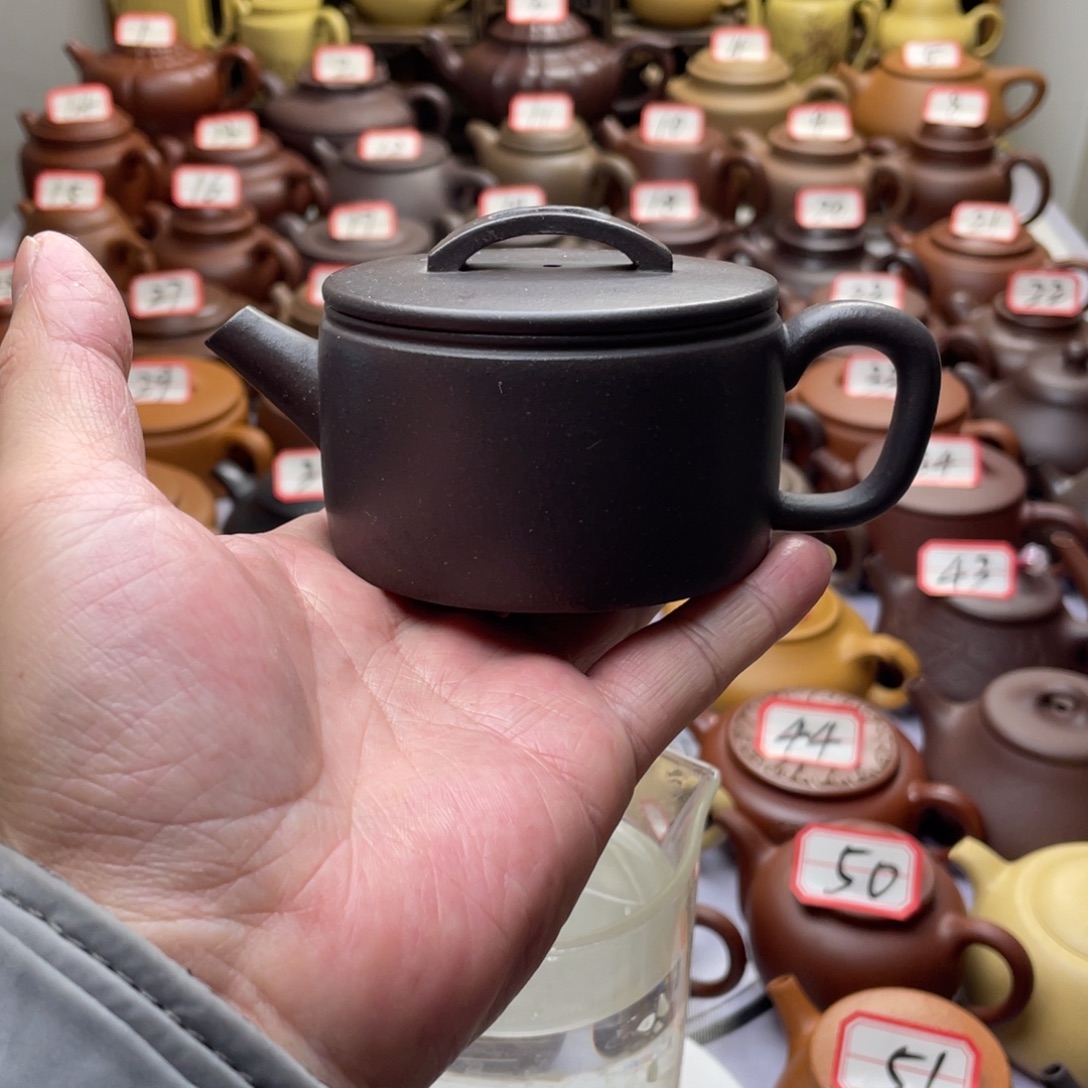 紫砂茶壶宜兴紫砂半手工