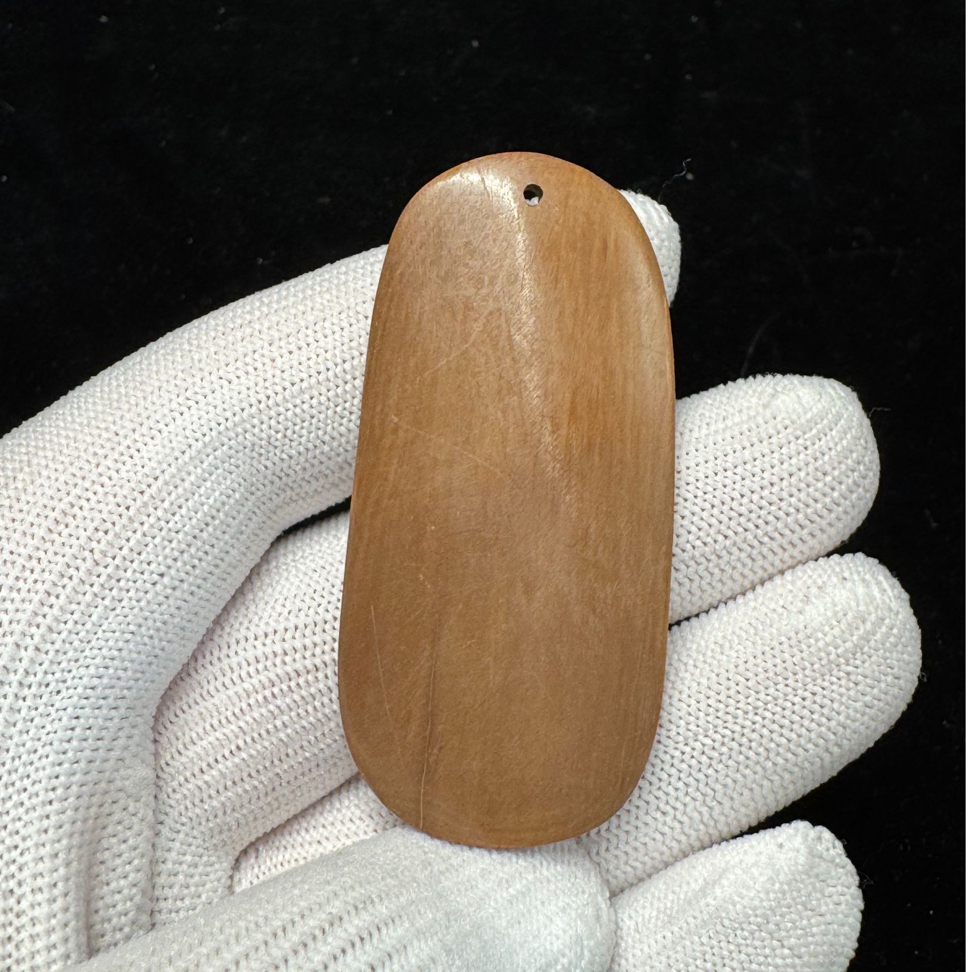 F8070天然猛犸牙牌子支持鉴定假一罚四