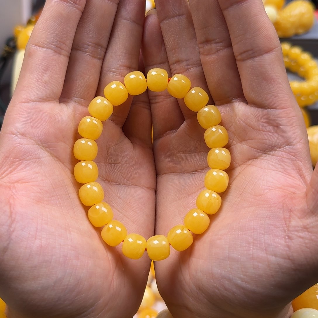 琥珀珠宝奇石未镶嵌同料老型11mm