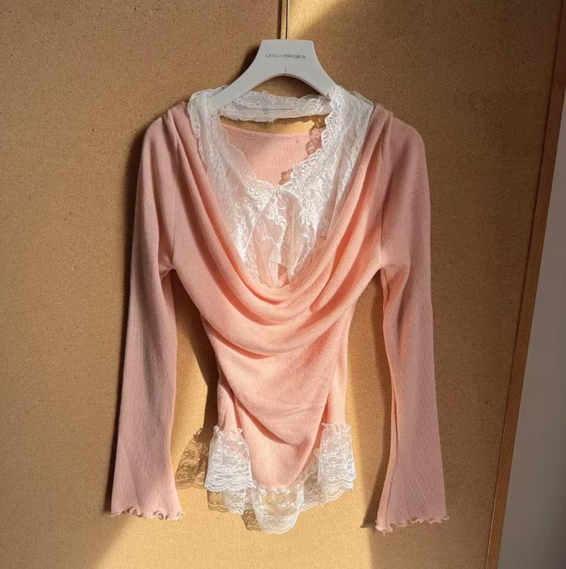 【果果专属】【微瑕疵不影响穿着】时尚蕾丝上衣