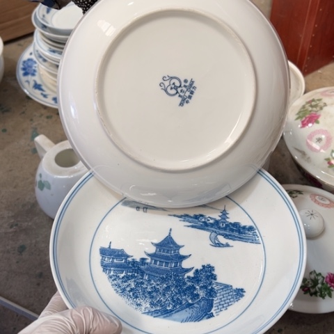 醴陵高温瓷20厘米深盘