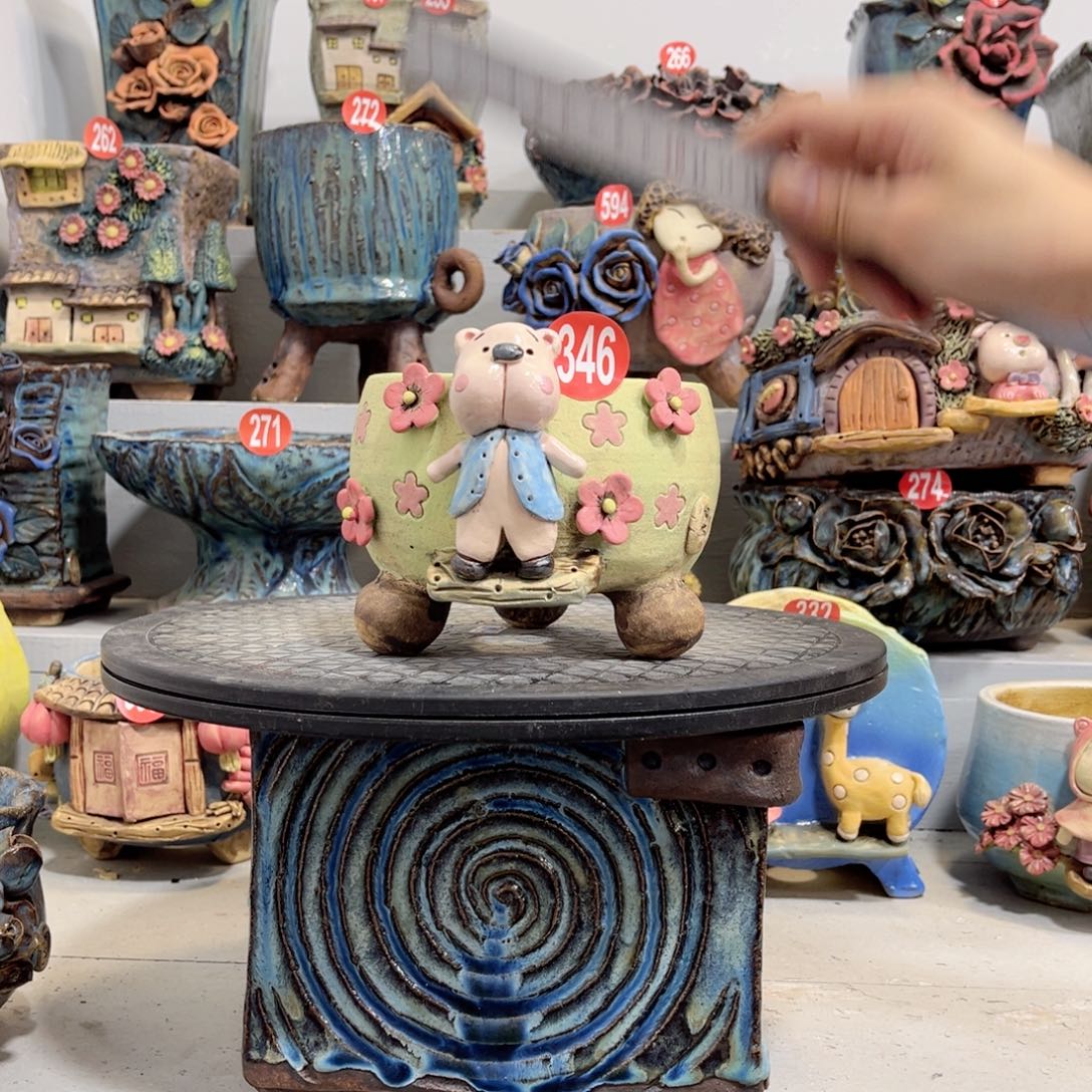 陶瓷346 号陶然花盆