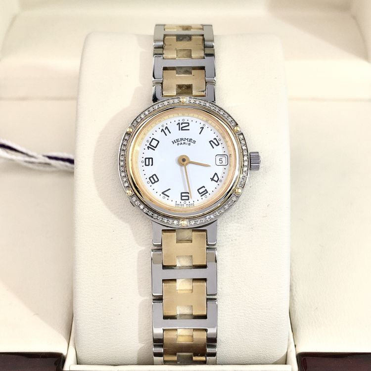 99新 Hermes/爱马仕 爱马仕/石英表/表径24/C136250412032/