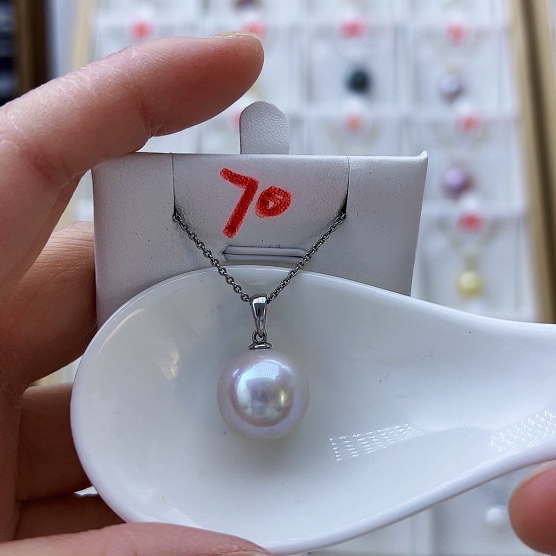 淡水珍珠颈饰银S925镶嵌