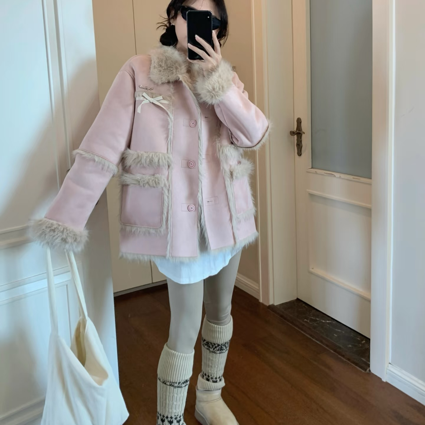 【B2701-B2710】百搭女士拼接短款女棉衣时尚保暖黑色棉服女款