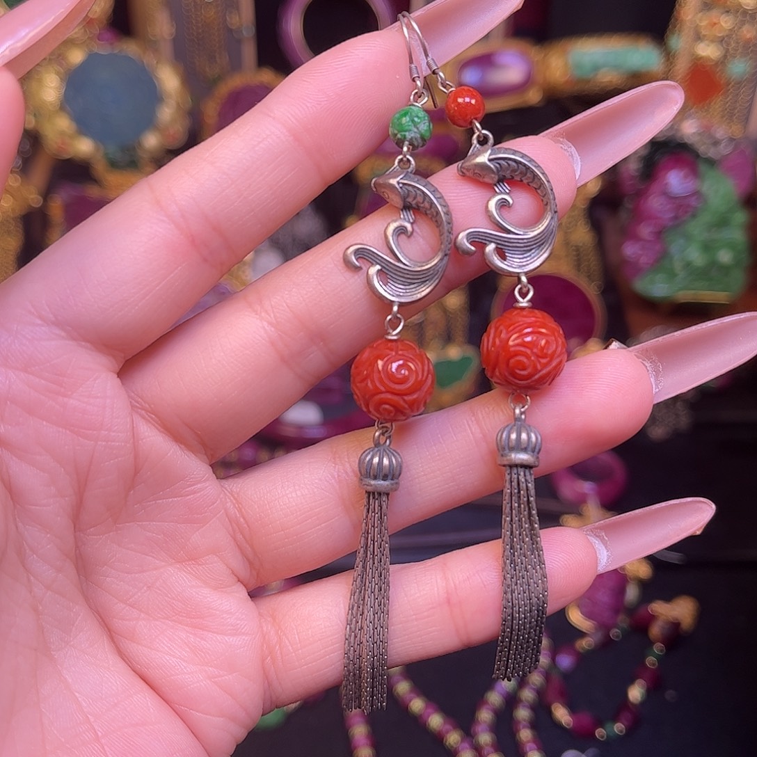 翡翠未镶嵌耳饰特价