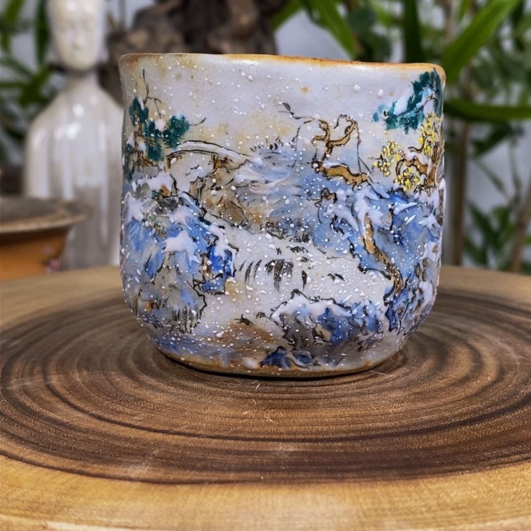 匠心窑柴烧手工制作杯杯