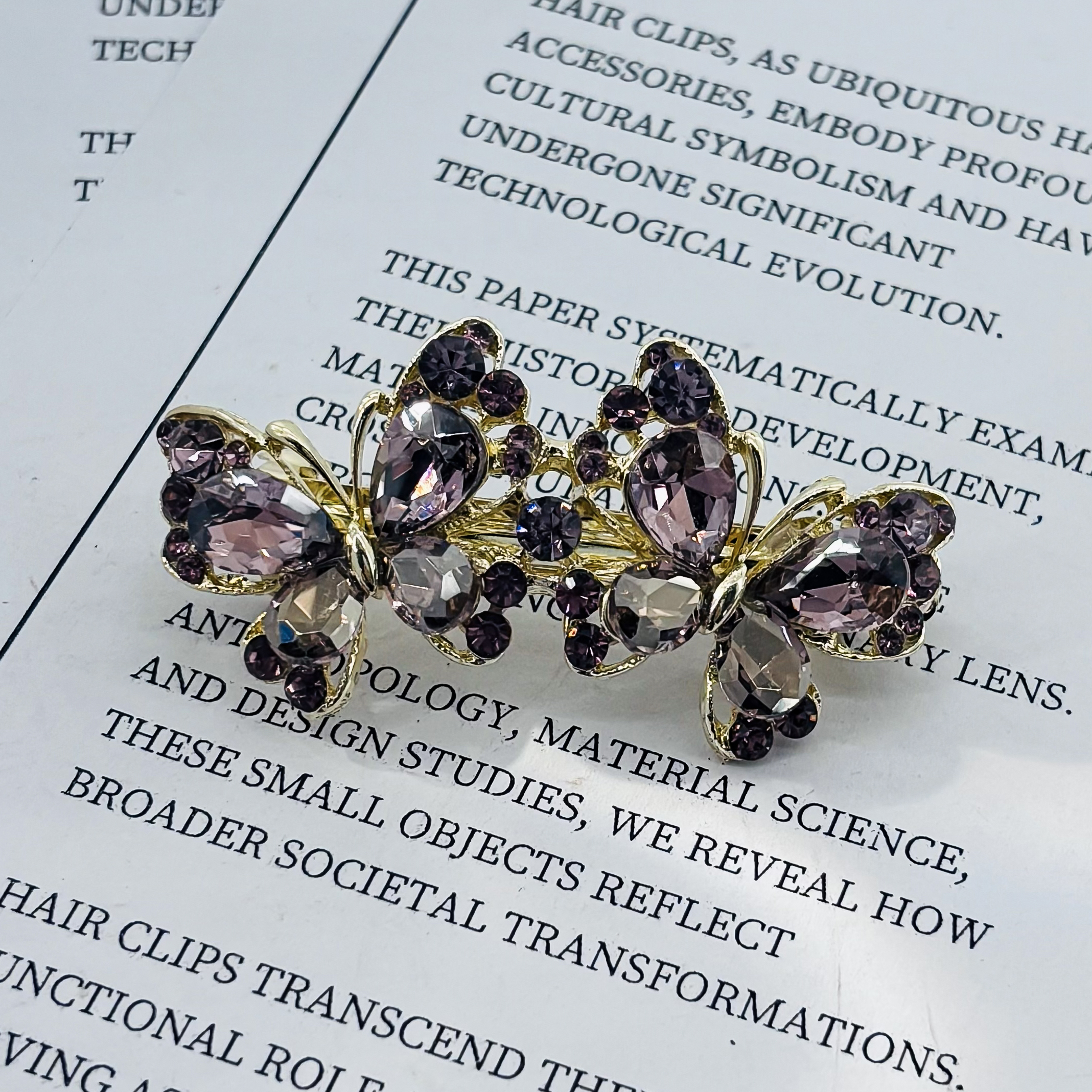 【HP·轻奢】轻奢双蝴蝶6CM-1034