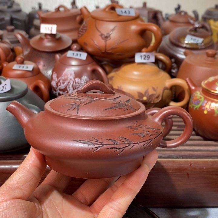 紫砂茶壶微瑕处理一把