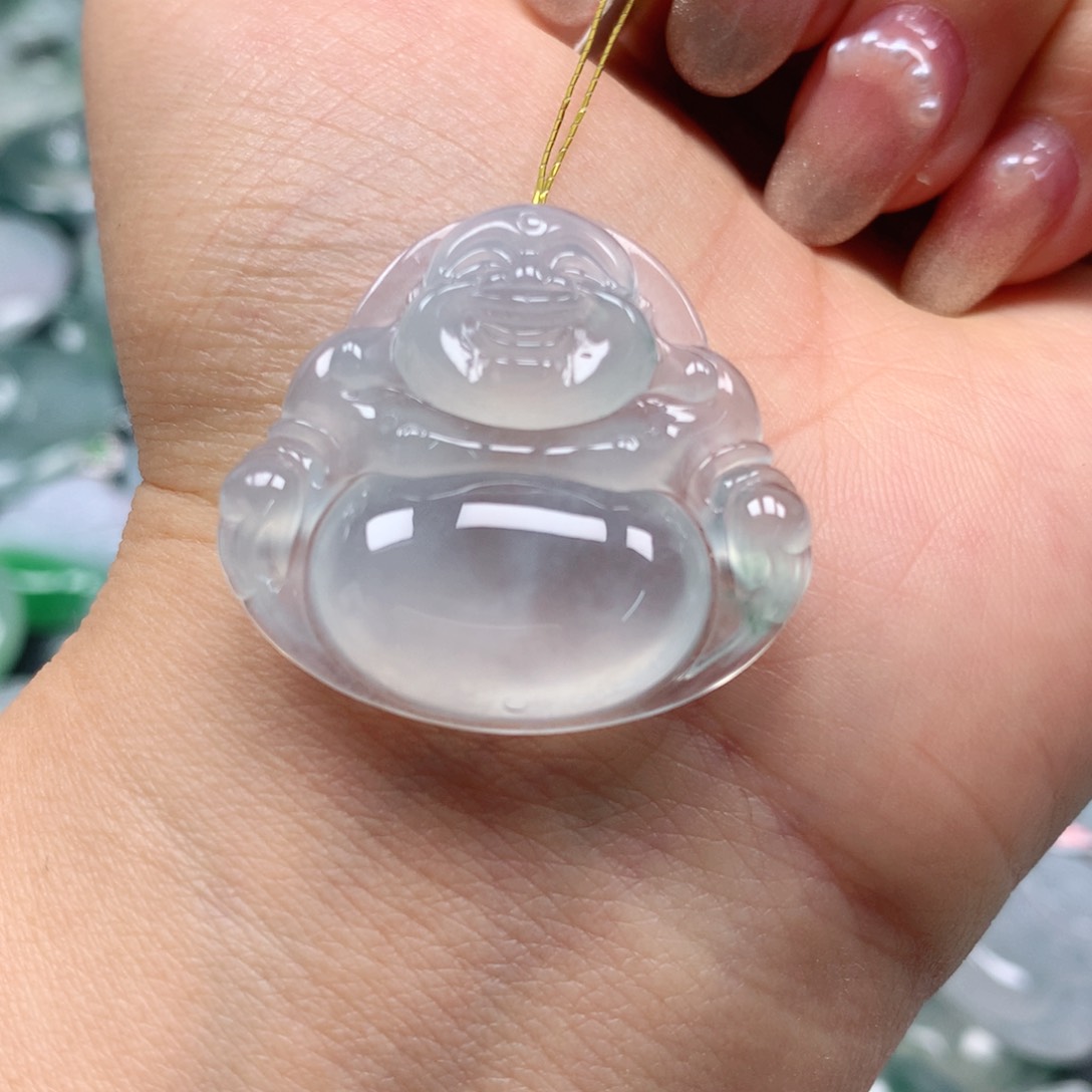 翡翠颈饰未镶嵌L**y天然翡翠