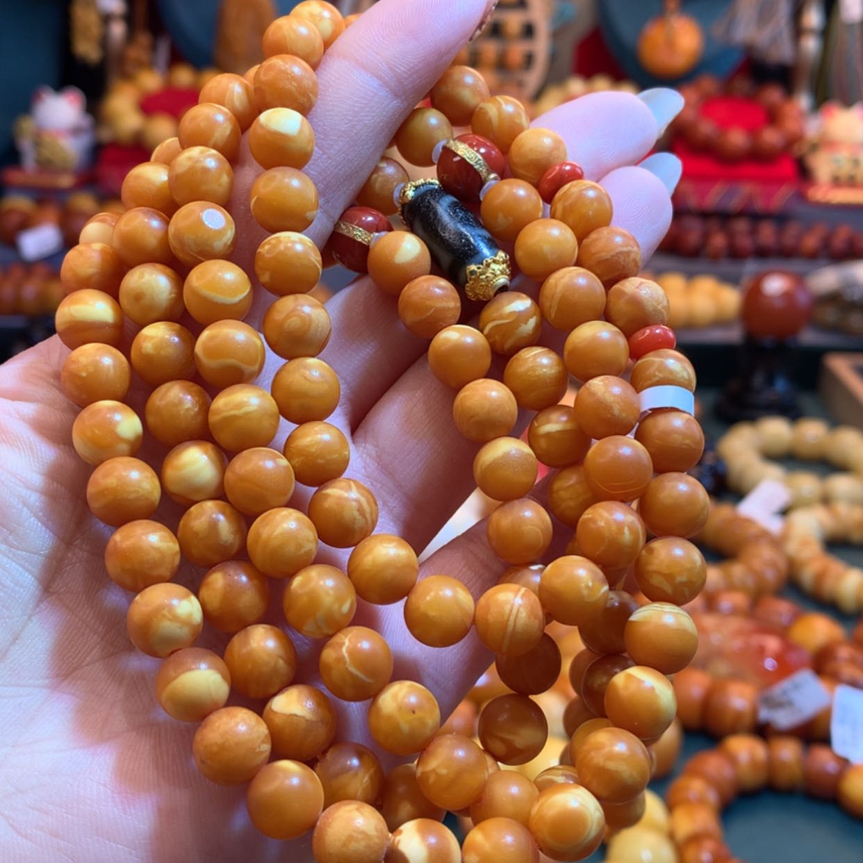 【闪购商品】蜜蜡手链未镶嵌蜜蜡手链