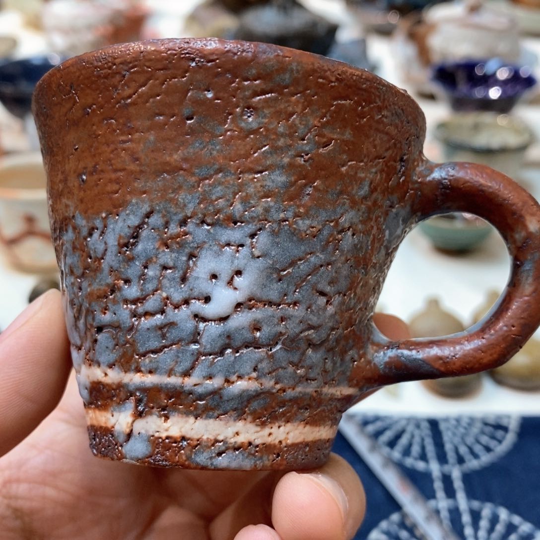 柴烧侘寂粗陶茶具